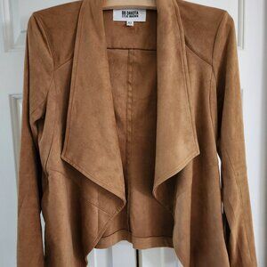 BB Dakota Soft Faux Carmel Suede Jacket - Womens XS
